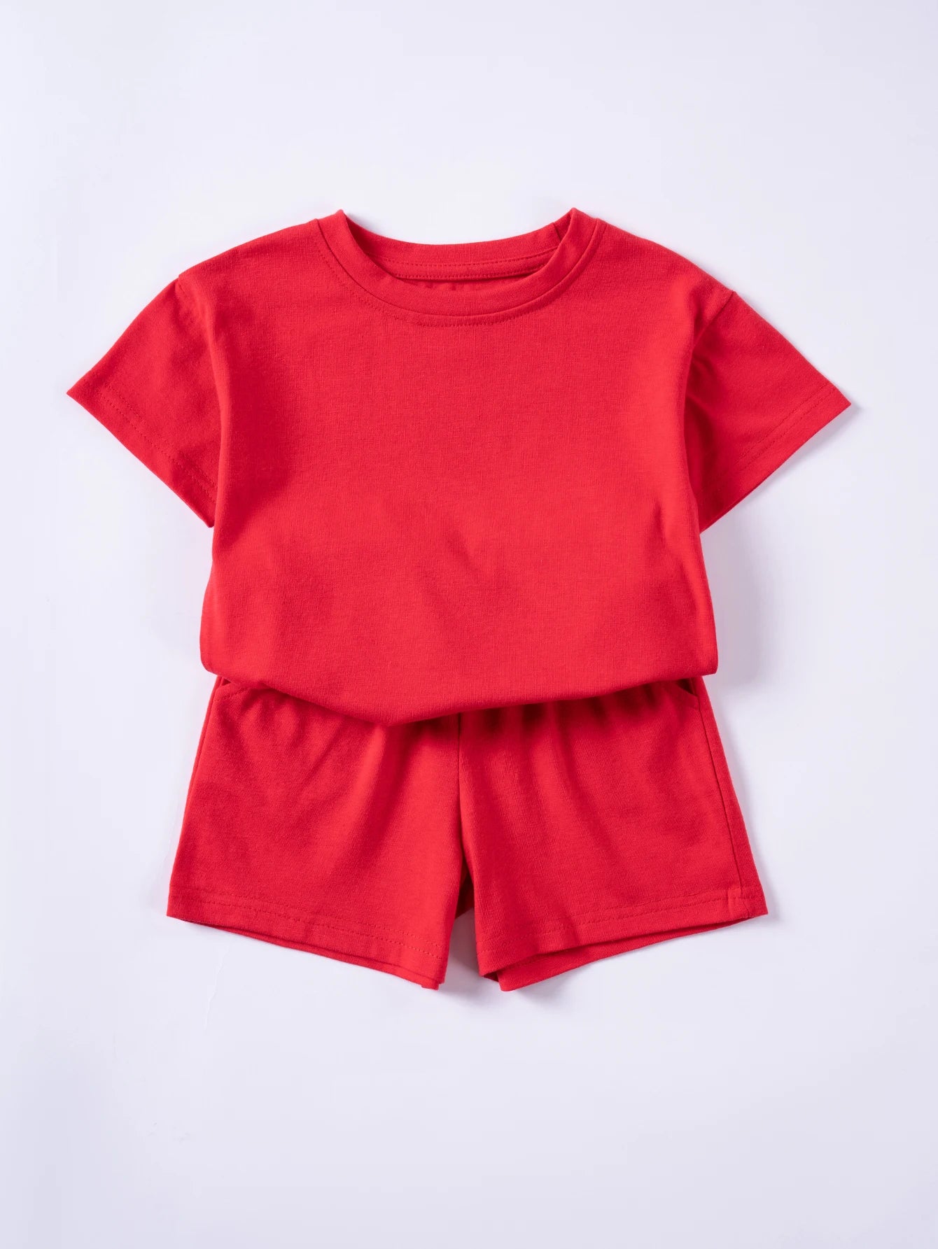 2-piece T-shirt and shorts tracksuit set - Image 48