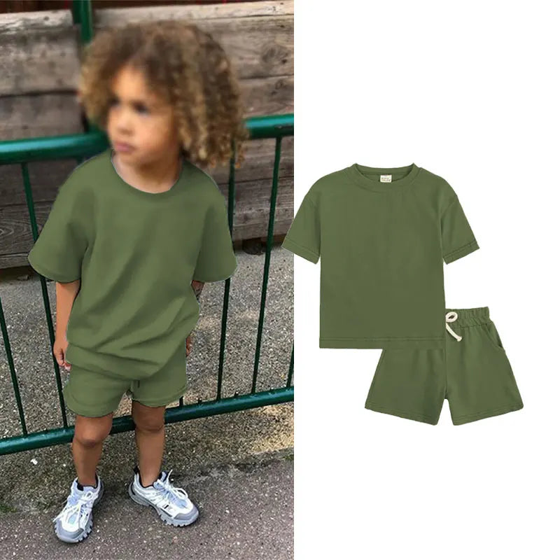 2-piece T-shirt and shorts tracksuit set - Image 8